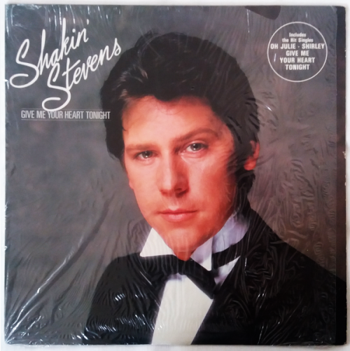 Shakin` Stevens - Give me your heart tonight - vinyl lp (VG/VG+)