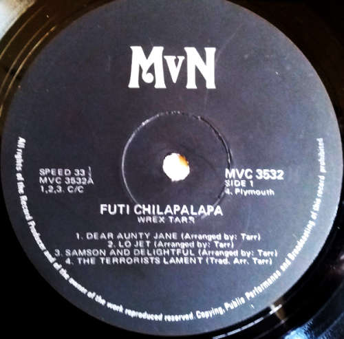 Wrex Tarr - Futi Chilapalapa vinyl LP - Comedy (G-/G-)