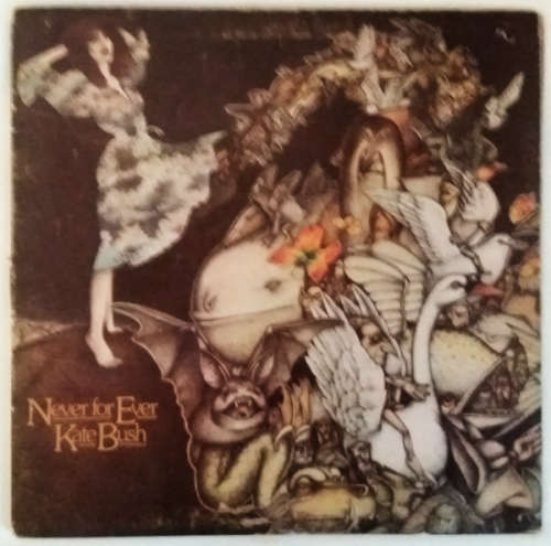 Kate Bush 2 vinyls LPs - Never For Ever AND The Dreaming both with lyrics