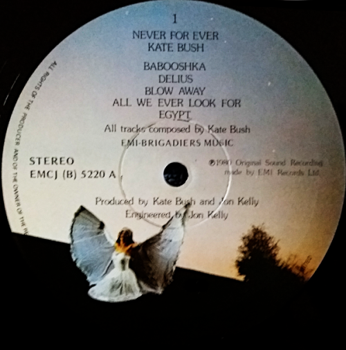 Kate Bush 2 vinyls LPs - Never For Ever AND The Dreaming both with lyrics