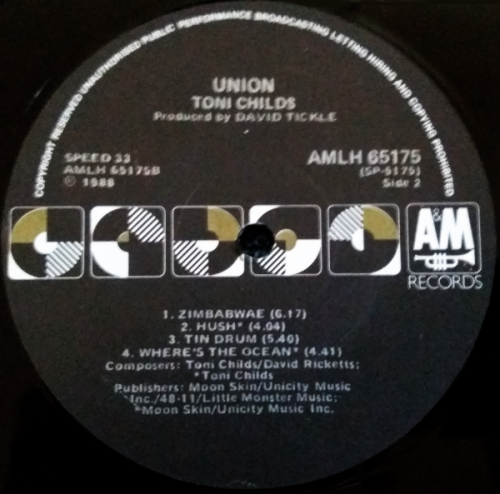 Toni Childs - Union vinyl LP