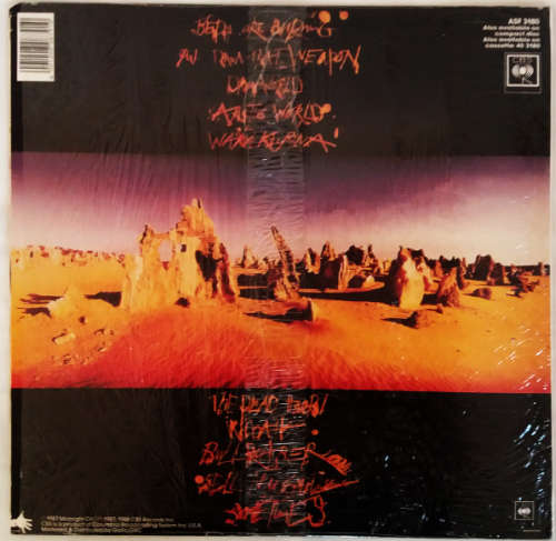Midnight Oil - Diesel and Dust vinyl LP (G+/VG+)
