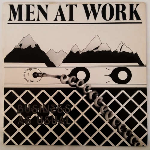 Men At Work 2 vinyl LPs - Business as Usual (VG+/VG+) and Cargo (VG+/VG+)