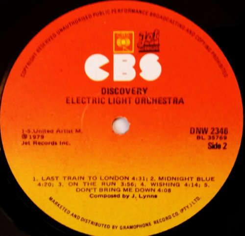 Electric Light Orchestra - Discovery vinyl lp gate-fold (VG+/VG+) - vinyl label misprint