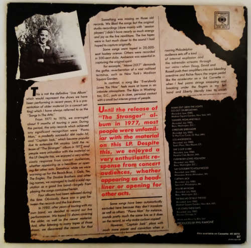 Billy Joel 3 vinyl lps - Glass houses (1980) - Songs in the attic (1981) - The nylon curtain (1982)