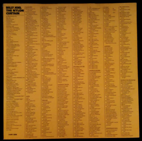 Billy Joel 3 vinyl lps - Glass houses (1980) - Songs in the attic (1981) - The nylon curtain (1982)