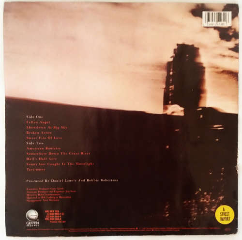 Robbie Robertson - Robbie Robertson vinyl lp with lyrics - Import [VG-/G-]