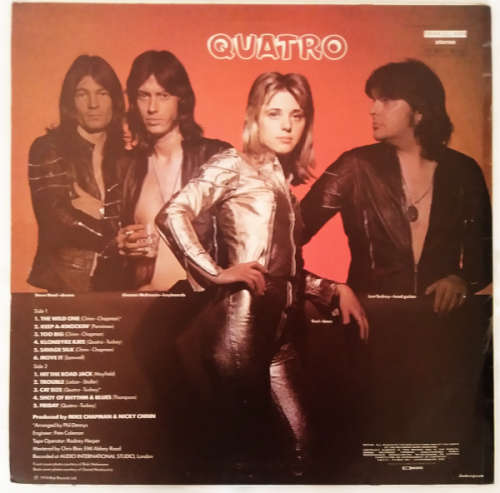 Suzi Quatro - Quatro - vinyl lp [G+/VG]