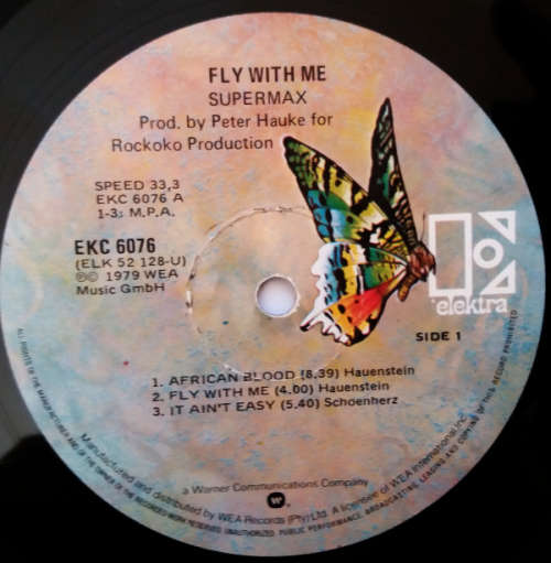 Supermax - Fly with me - vinyl lp