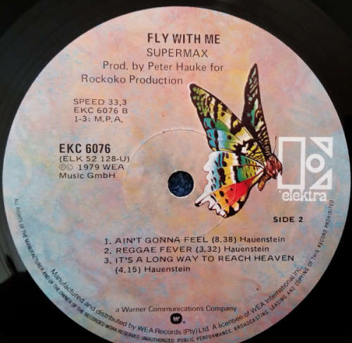 Supermax - Fly with me - vinyl lp