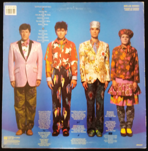 Talking Heads - Little creatures with lyrics vinyl lp (VG+/VG)