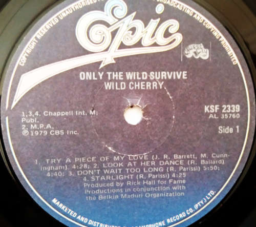 Wild Cherry - Only the wild survive vinyl lp [VG-/VG]