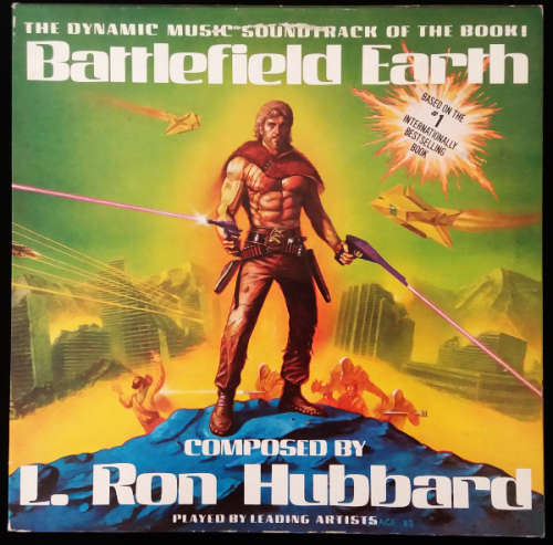 L.Ron Hubbard - Battlefield Earth vinyl lp (Ex VG+/VG+) - Music soundtrack of the book - Import