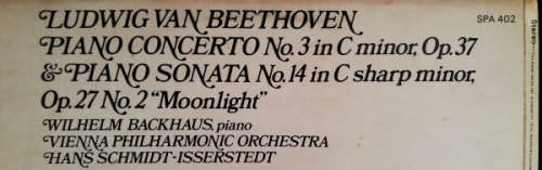 Ludwig van Beethoven 3 vinyl lps - Symphony 3, 6 and 9 - Moonlight Sonata, Pastoral and Choral