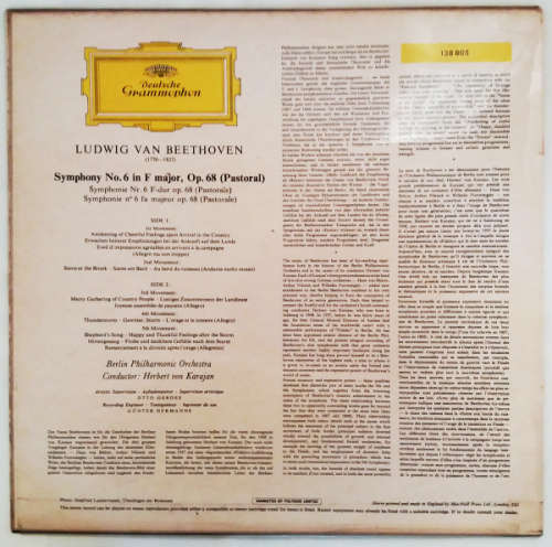 Ludwig van Beethoven 3 vinyl lps - Symphony 3, 6 and 9 - Moonlight Sonata, Pastoral and Choral