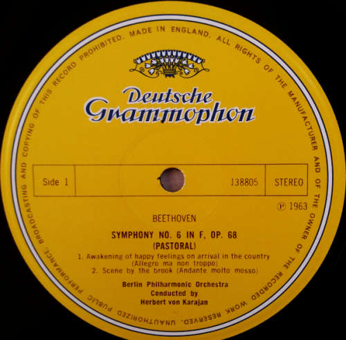 Ludwig van Beethoven 3 vinyl lps - Symphony 3, 6 and 9 - Moonlight Sonata, Pastoral and Choral