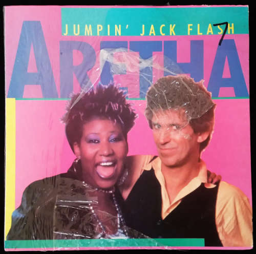 Aretha Franklin - Jumpin` Jack Flash 12` maxi vinyl 45 rpm (VG+/VG)