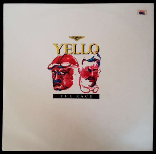 Yello - The Race 12` maxi single 45 rpm vinyl - gold print import (Ex VG+/VG+)