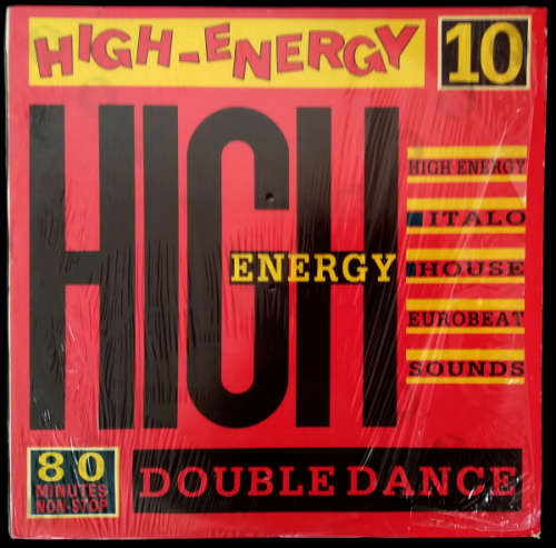 High - Energy Double Dance vol 10 double album lp vinyl  (VG-/VG+) 80 minutes