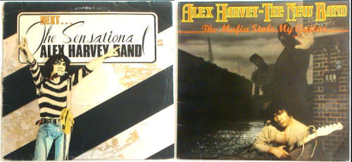 Alex Harvey 2 vinyl LPS - Next... The Sensational Alex Harvey Band AND The Mafia Stole My Guitar