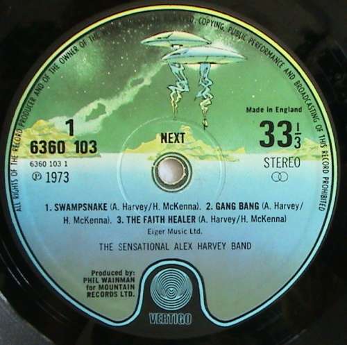Alex Harvey 2 vinyl LPS - Next... The Sensational Alex Harvey Band AND The Mafia Stole My Guitar