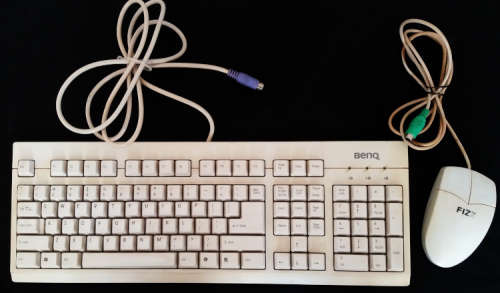 PS2 BENQ Keyboard and Mouse bundle