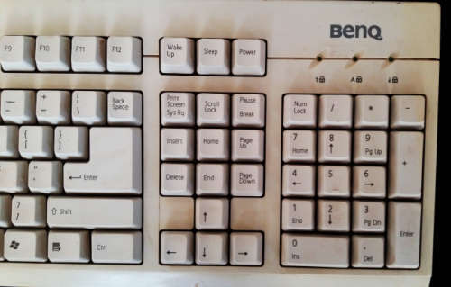 PS2 BENQ Keyboard and Mouse bundle