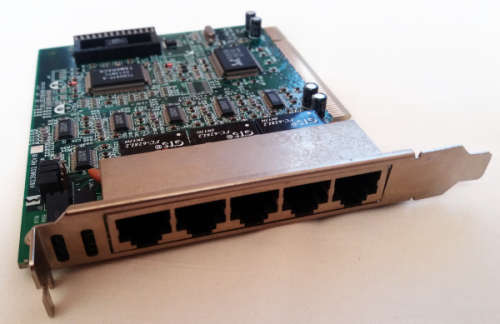 Network card PCI E-net card + Hub Genius GF4050C / 100Mbps / 5 port (K0239032 Rev B)
