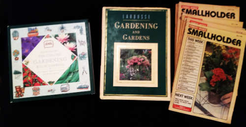 Larousse Gardening and Gardens and The concise gardening encyclopedia and 7 mag. inserts