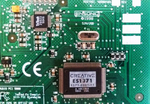 Creative ES1371 Soundblaster 128 Ensoniq PCI Sound card 16 bit for vintage computers