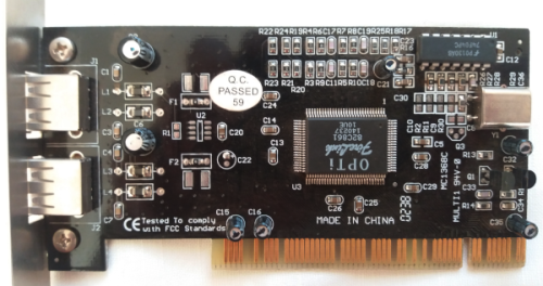 STLAB Professional I/O PCI Controller 2 Ports USB Card for O/S Windows 95/98/ME/2000 - USB 1