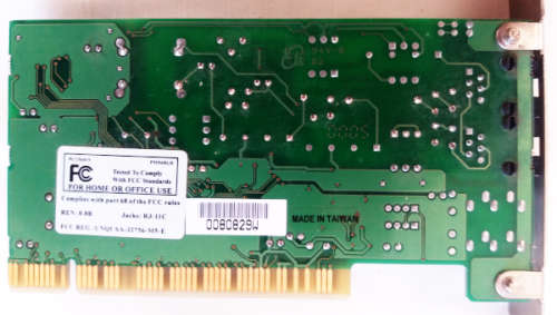 Atech ATS-256 PCI fax modem card - RJ11C jacks