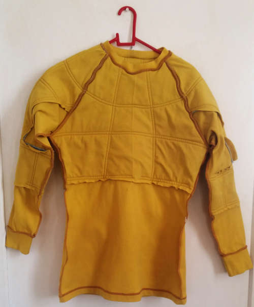Tiger Yamaha Motocross (Enduro) padded protective yellow jersey circa 1970`s