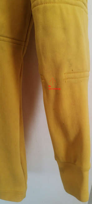 Tiger Yamaha Motocross (Enduro) padded protective yellow jersey circa 1970`s