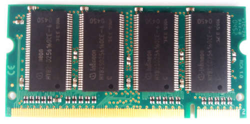 Kingston 256MB DDR 266MHz Non-ECC Unbuffered SODIMM - Discont. Laptop Ram Memory