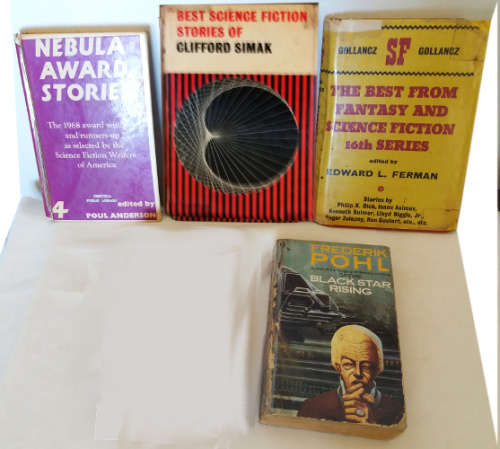 4 Science Fiction and Fantasy books: 2 short stories, 2 novels