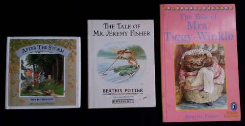 Children Readers collection of 9 books ( 6 Walt Disney, 2 Beatrix Potter, 1 Nick Butterworth)