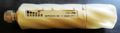 5 ghz Mikrotik broadband internet dish - for spares or repair