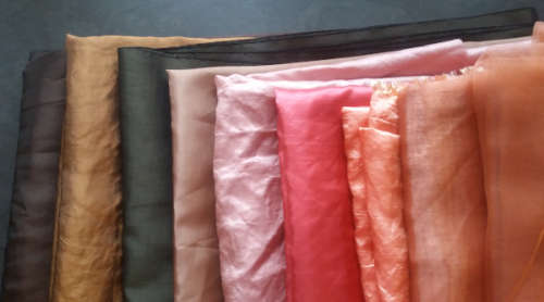 Fabric 5 kg job lot - Leftover offcuts of light weight material suitable for Smart & Evening Wear