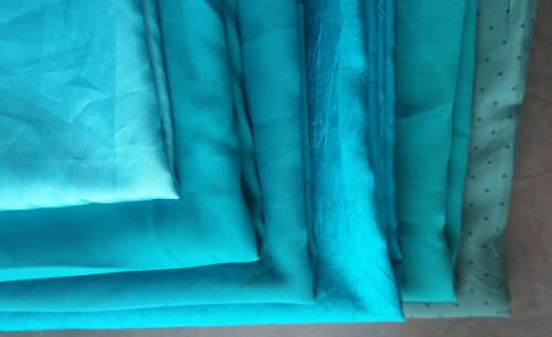 Fabric 5 kg job lot - Leftover offcuts of light weight material suitable for Smart & Evening Wear
