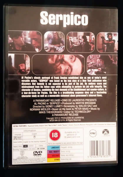 Serpico dvd - Al Pacino