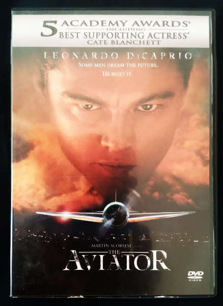 The Aviator dvd - Leonardo DiCaprio and Cate Blanchett - 163 minutes double feature
