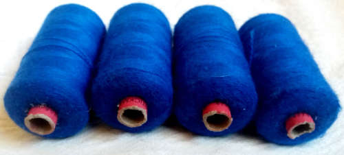 Lot of 15 spools of Embroidery sewing machine thread - Stickma Luny 12 90810 42795 - Bright Blue