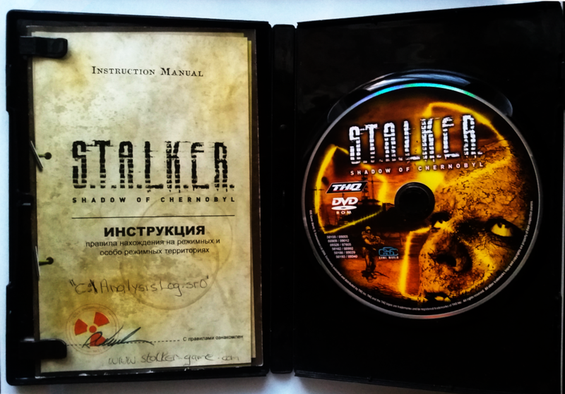 Stalker - Shadow of Chernobyl Pc dvd game