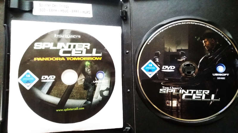 Tom Clancy`s - Splinter cell trilogy - pc dvd - 3 discs