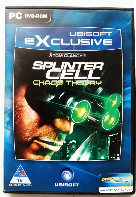 Tom Clancy`s - Splinter cell trilogy - pc dvd - 3 discs