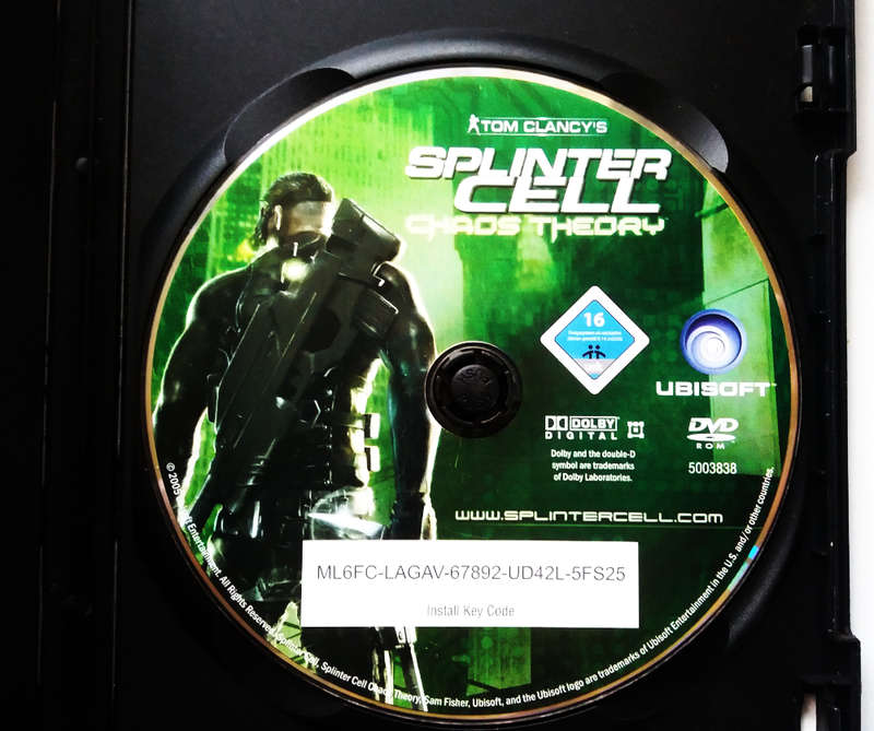 Tom Clancy`s - Splinter cell trilogy - pc dvd - 3 discs