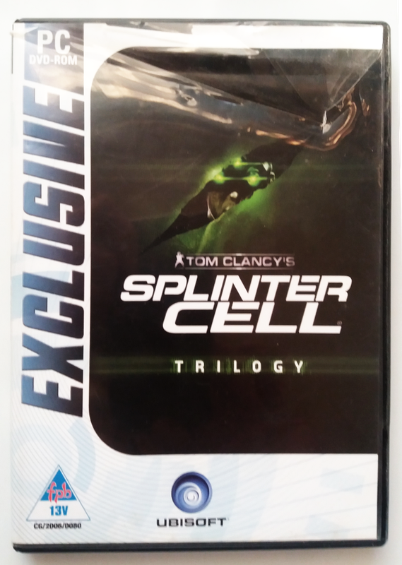 Tom Clancy`s - Splinter cell trilogy - pc dvd - 3 discs