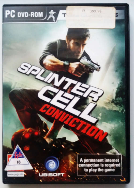 Tom Clancy`s Splinter cell - Conviction - pc dvd - European import