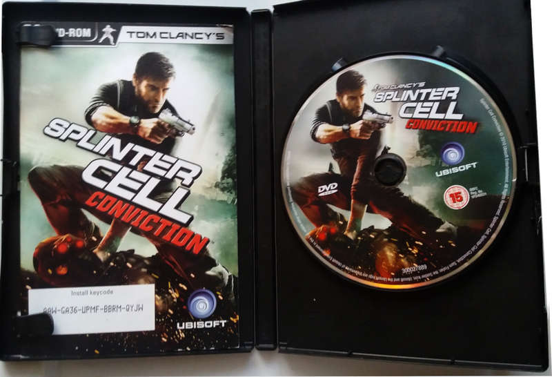 Tom Clancy`s Splinter cell - Conviction - pc dvd - European import